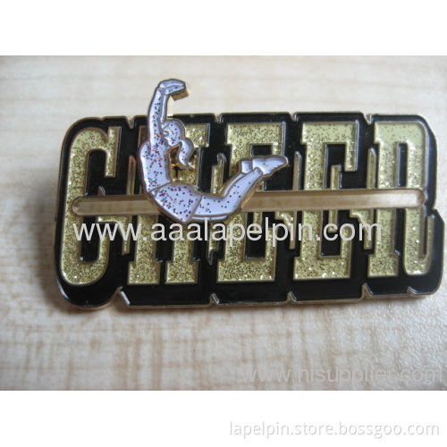 Fashion Sport Girl Lapel Pin